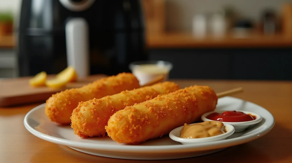 Cook State Fair Corn Dogs in an Air Fryer