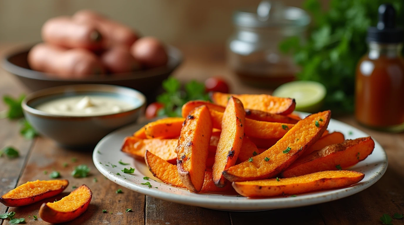 Soak Sweet Potatoes in Water Before Air Frying