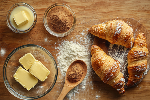 Kaneel-Suiker Pizza met Croissantdeeg