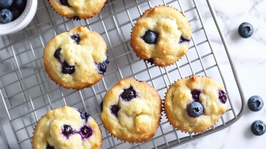 High Protein Blueberry Muffins
