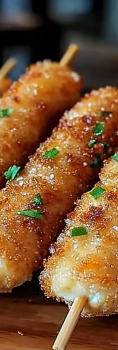 Krokante Knoflook-Parmezaan Kipspiesjes
