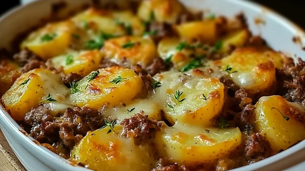 Makkelijke Gehakt-Aardappel Ovenschotel