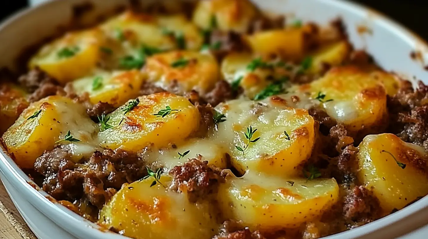 Makkelijke Gehakt-Aardappel Ovenschotel