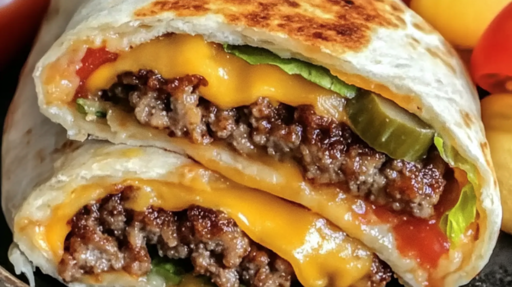 cheeseburger wraps airfryer