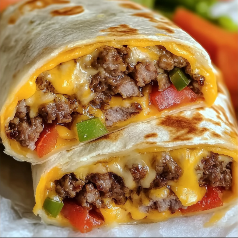cheeseburger wraps airfryer
