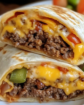 cheeseburger wraps airfryer