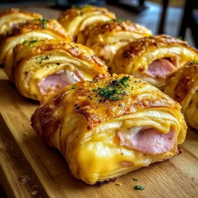 Kaas- en Hamrolletjes
