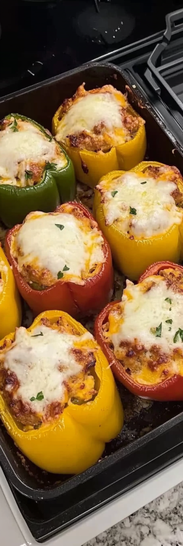 Gevulde Paprika’s met Kaas