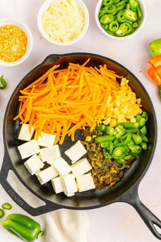 Protein Jalapeño Popper Dip ingredients