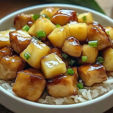 Pineapple Chicken with Rice