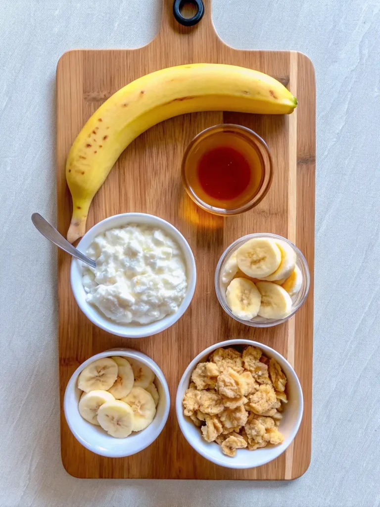 Protein Banana Pudding ingredients