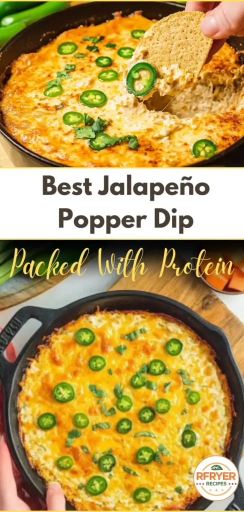 Protein Jalapeño Popper Dip Pinterest