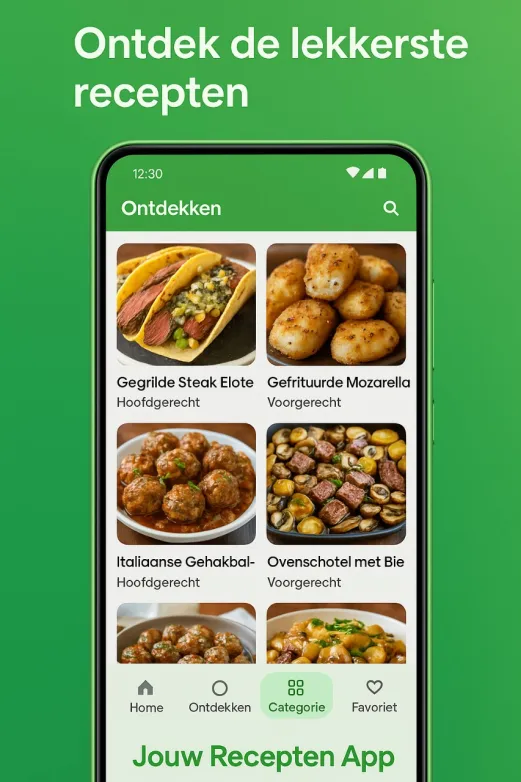 Je kunt onze 100% Nederlandse app altijd downloaden in de Play Store om al onze nieuwste recepten direct bij de hand te hebben