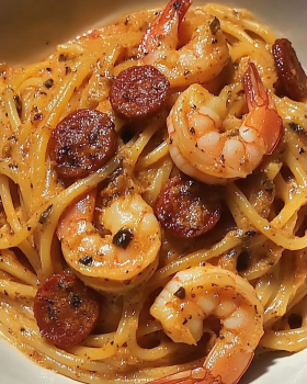 Spaghetti met Paprikaroom