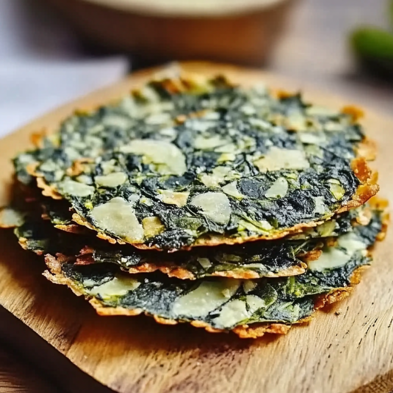 Spinach-Feta Crisps